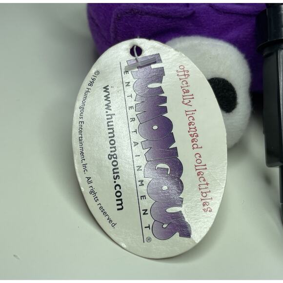 Vintage 1998 Putt Putt Plush Keychain Mini 4” Purple Car Humongous BD&A With Tag - Picture 10 of 12